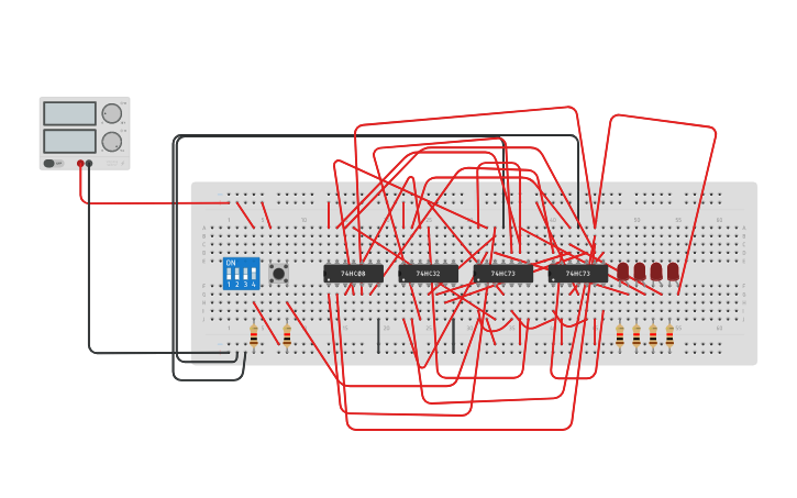 Circuit design LAB 4 - Tinkercad
