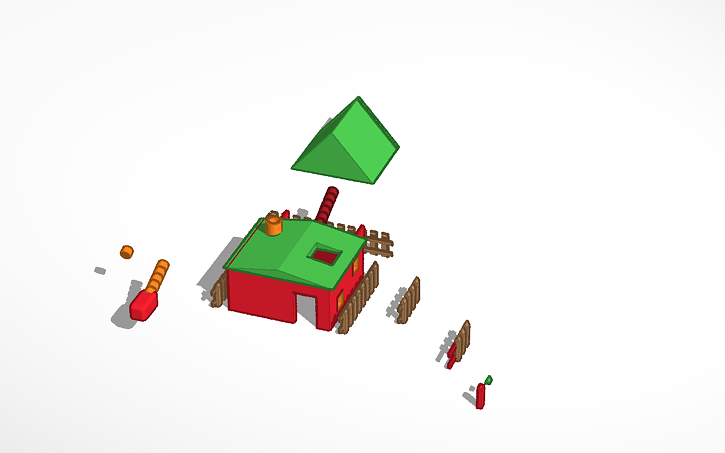 3D design Building - Tinkercad
