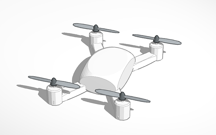3D design drone - Tinkercad