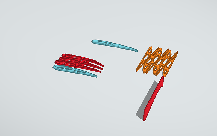 3D design wing ribs for balsa wood plane - Tinkercad