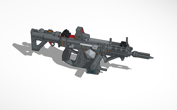 3D design COD GUN - Tinkercad