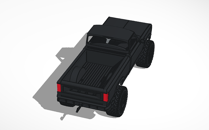 3D design 1987 Ford Ranger Pickup (READ DESCRIPTION!!!!) - Tinkercad