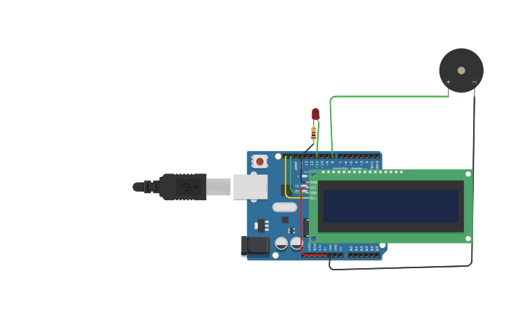 Circuit design MORSE CODE TRANSLATOR USING ARDUINO - Tinkercad