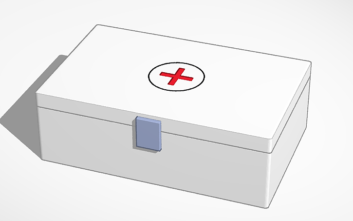 3D design First Aid Kit 2 - Tinkercad