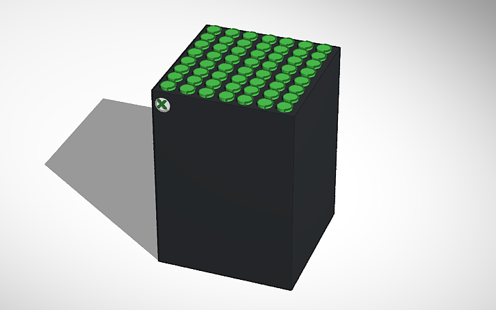3D design Xbox Series X - Tinkercad