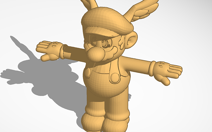 3D design Render 96 Mario! - Tinkercad