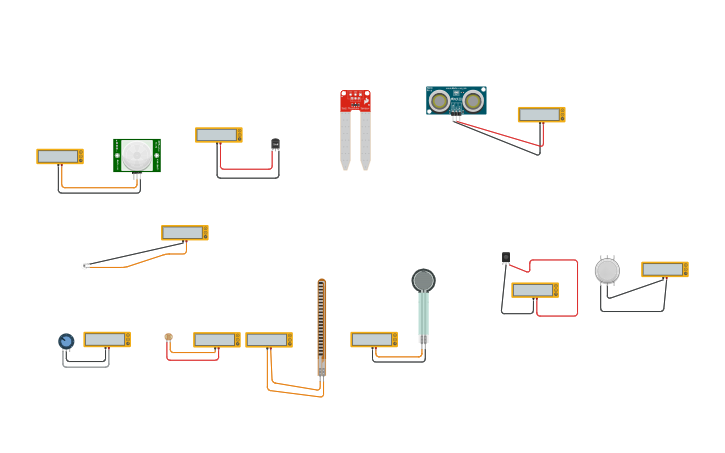 Circuit design sensor - Tinkercad