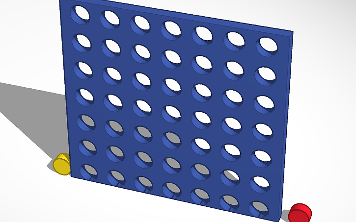 3D design Connect 4 - Tinkercad