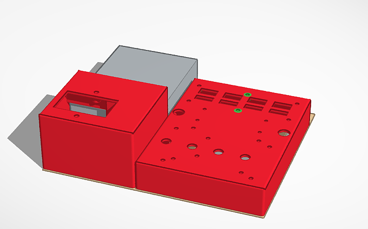 3D design Servo PSU - Tinkercad
