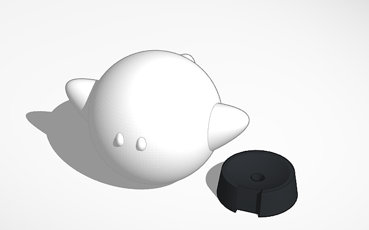 3D design Lampara Boo - Tinkercad