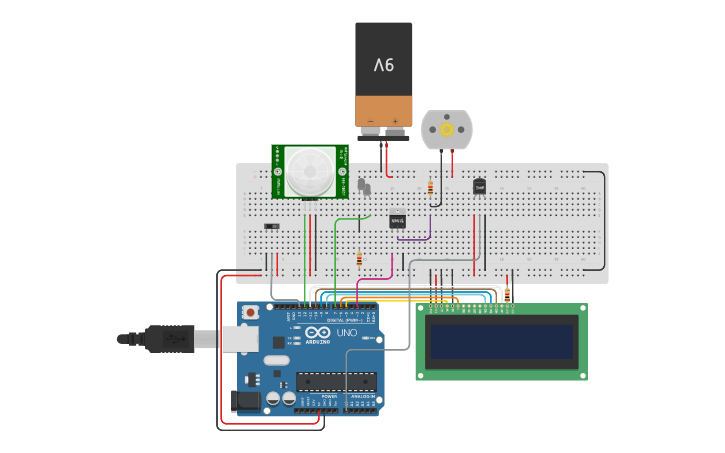 Circuit design Finals Skills Exam Embedded System - Tinkercad