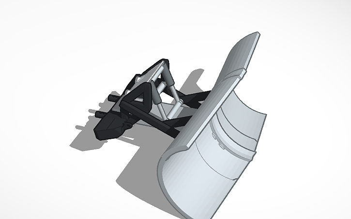 3D design scx10 snowplow - Tinkercad