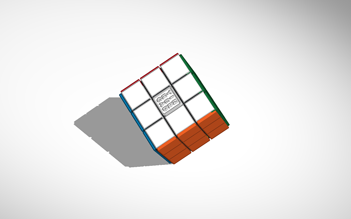 3D design Tinker Cube - Tinkercad