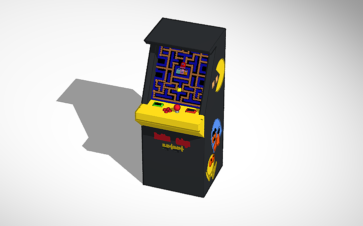 3D design pacman - Tinkercad