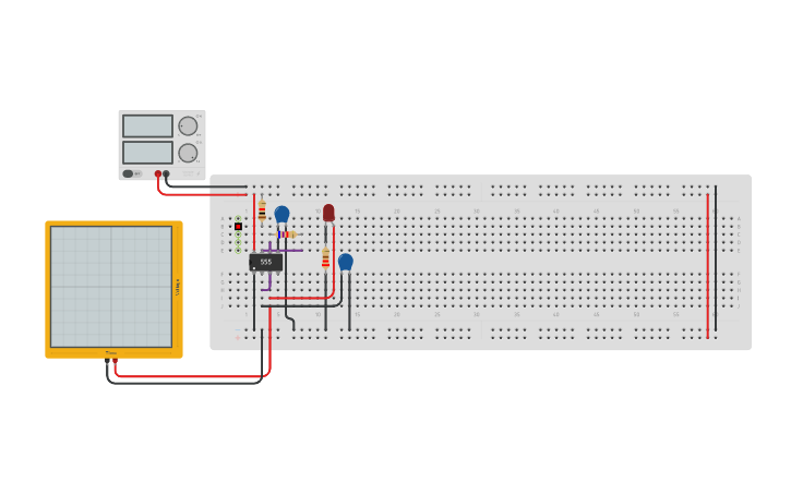 Circuit design Timer Circuit - Tinkercad