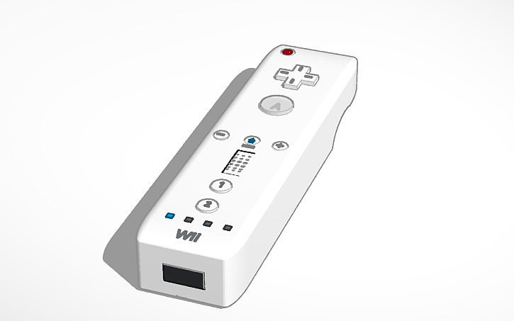 3D design Wii controller - Tinkercad