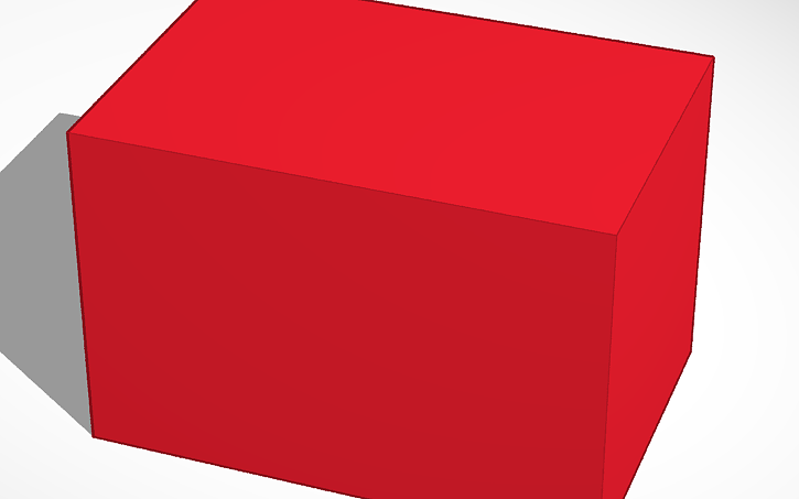 Custom Cuboid 3D design Cuboid - Tinkercad