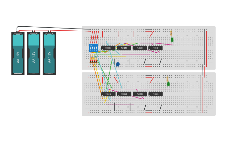 Circuit design SEMAFORO CON CEDULA - Tinkercad