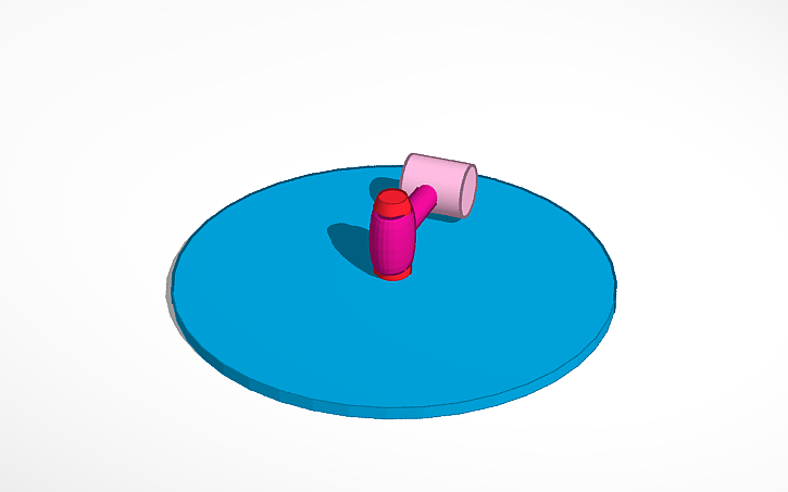 3D design Rotating Obstacle - Tinkercad