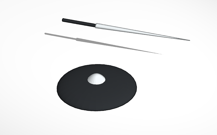 3D design lance - Tinkercad