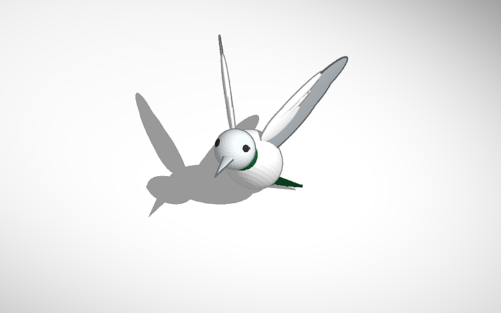 3D design Hummingbird - Tinkercad