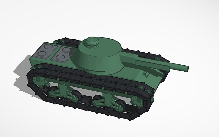 3D design Sim Lab Tank - Tinkercad