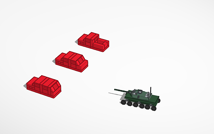 3D design Drivable sim lab off road tank 2.0! New suspension system ...