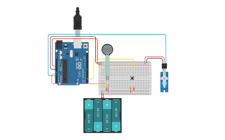 Circuit design Arduino Smart Home Project - Tinkercad
