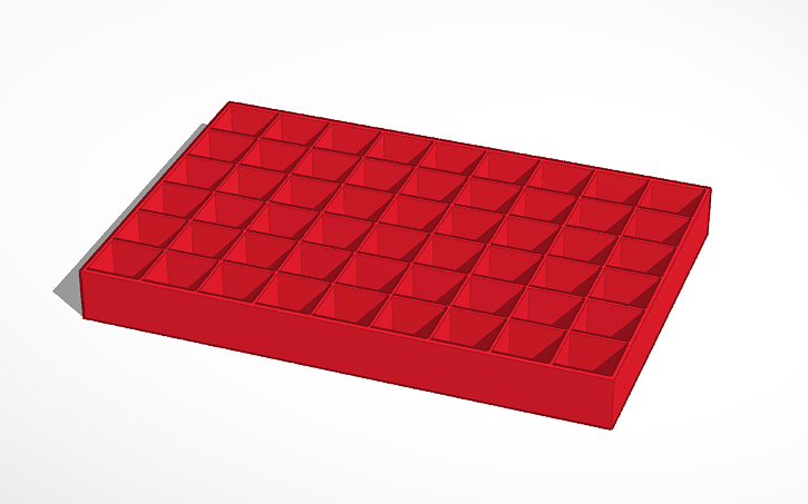 3D design Grid blocks - Tinkercad