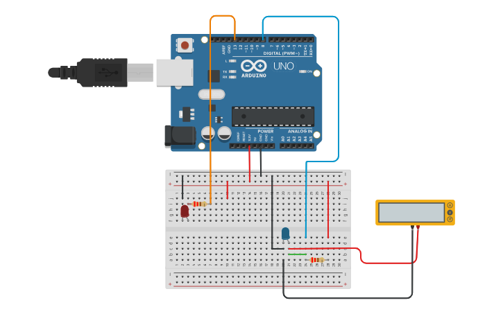 Circuit design Atv_TinkerCard_CaioAntunes - Tinkercad