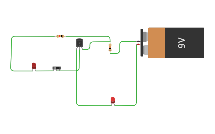 Circuit design Transistor - Tinkercad