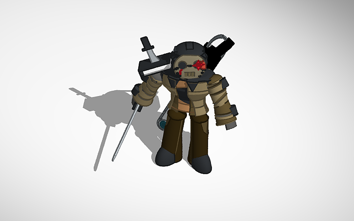 3D design Slasher Raging Pace - Tinkercad