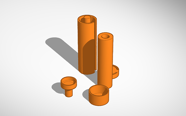 3D design scroll parts 2.0 - Tinkercad
