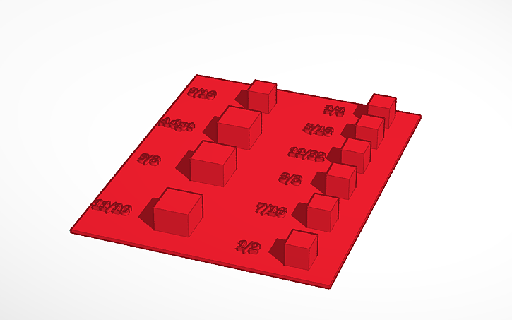 3D design Hex Socket Tray - Tinkercad