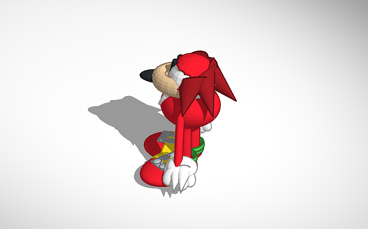 Kuckles Form 3D design knuckles form sonic underground - Tinkercad