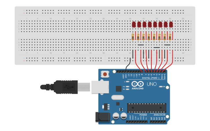 Circuit design Problem #1 - Tinkercad