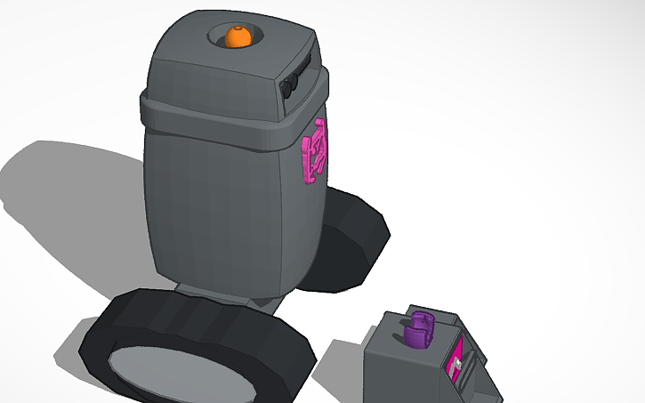 3D design rec room jumbotron assasin bot 3d printable figure - Tinkercad