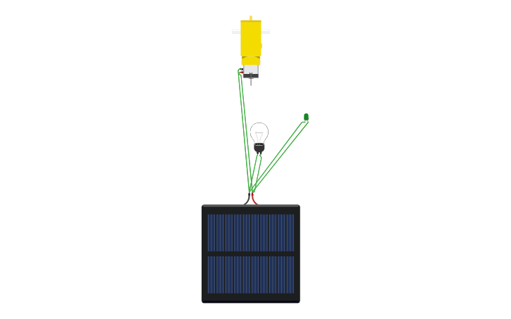 Circuit design Solar Power - Tinkercad