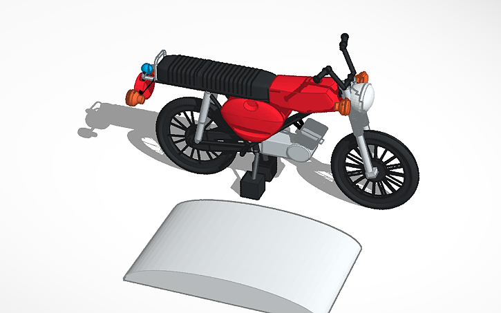 3D design Simson S51 - Tinkercad
