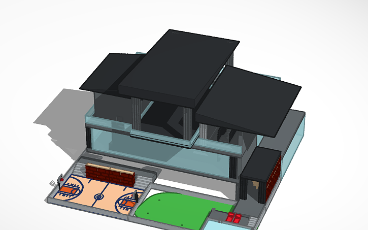 3D design Modern House Design (Unfinished) - Tinkercad