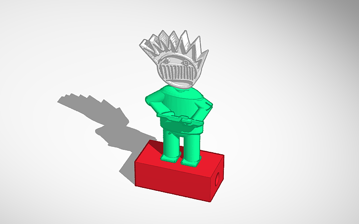 3D design army man target - Tinkercad