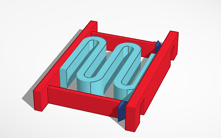 3D design Easy Release Spring Standard - Tinkercad