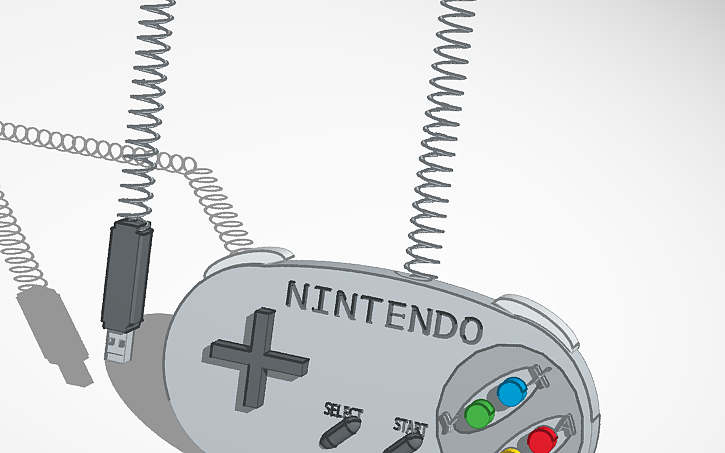 3D design My SNES Console - Tinkercad