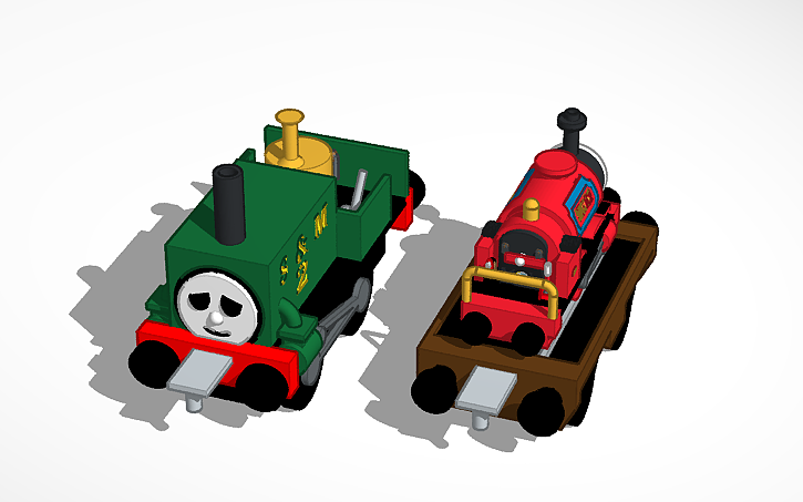 3D design Neil The Box Tank Engine - Tinkercad