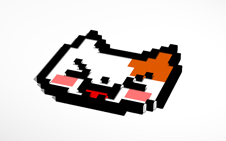 3D design 😺 Kedi 😺 - Tinkercad