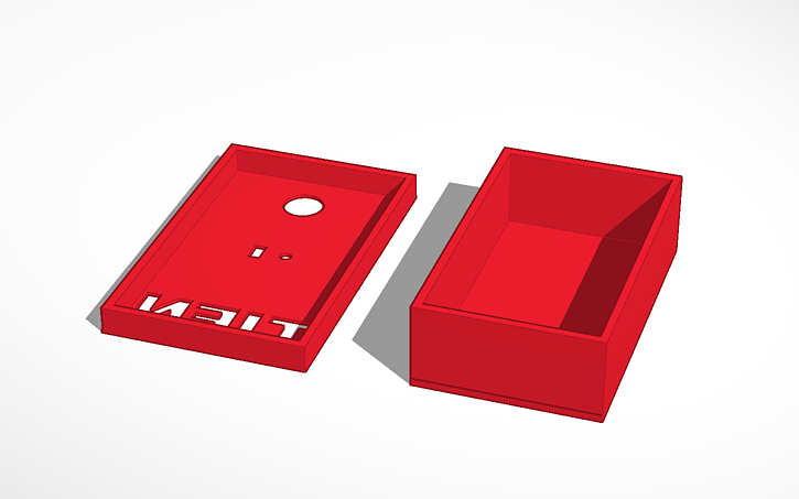 3D design Clicker Case - Tinkercad