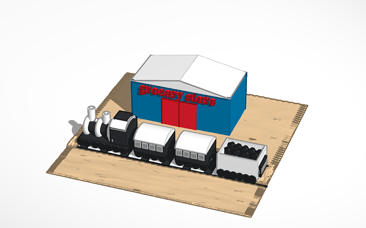 3D design train - Tinkercad