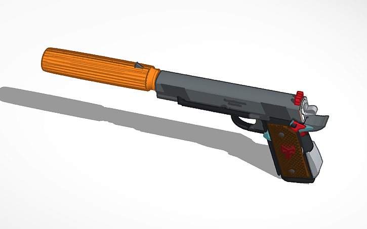 3D design GUN - Tinkercad