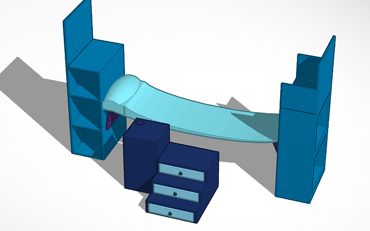 3D design 吊床 - Tinkercad