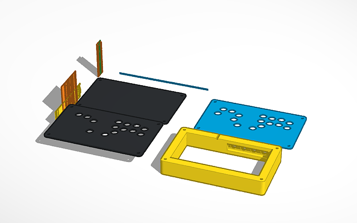 3D design custom hitbox - Tinkercad